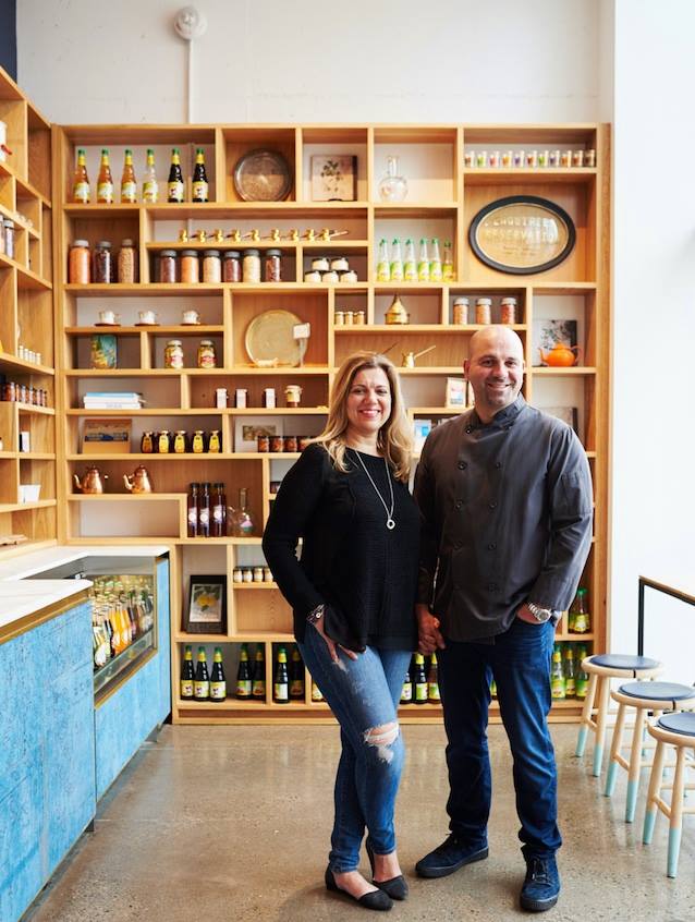 Diana Sideris and Rony at Tabule